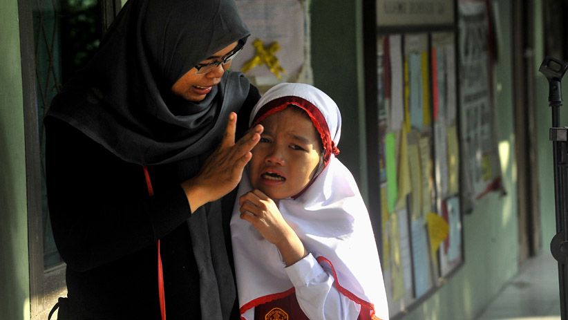 Begini Ekspresi Anak-Anak saat Hari Pertama Masuk Sekolah Dasar - Bagian 2