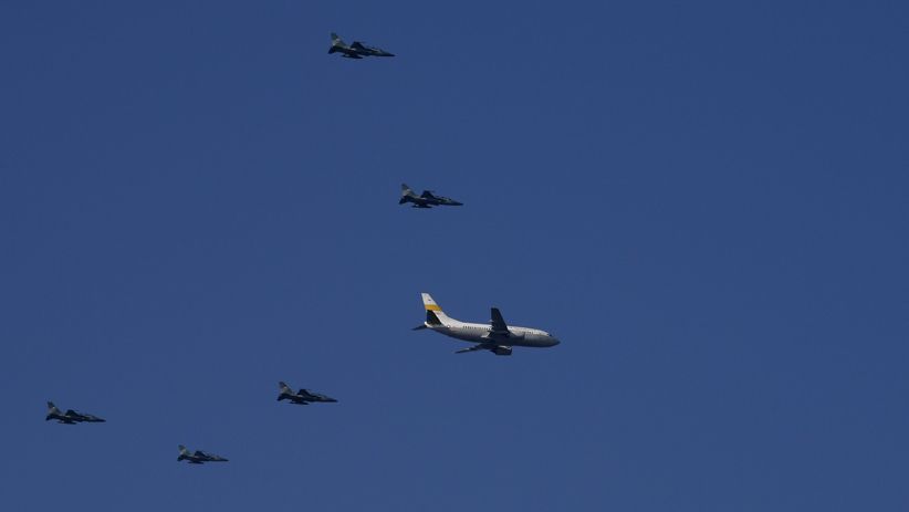 Pesawat TNI AU Kawal Kedatangan Api Obor Asian Games 2018  - Bagian 2