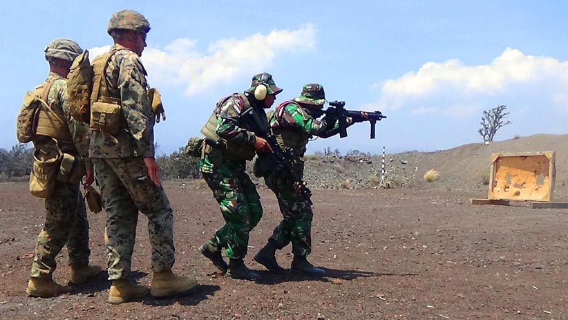 Prajurit Intai Amfibi Korps Marinir TNI AL Menembak Sniper di Hawaii - Bagian 4