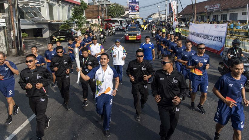 Torch Relay Asian Games 2018 Dimulai, Api Obor akan Lewati 52 Kota - Bagian 4