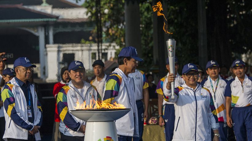 Torch Relay Asian Games 2018 Dimulai, Api Obor akan Lewati 52 Kota - Bagian 1