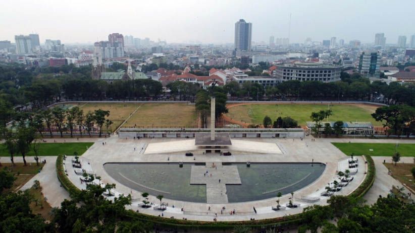 Foto-Foto Taman Lapangan Banteng Punya Wajah Baru - Bagian 4