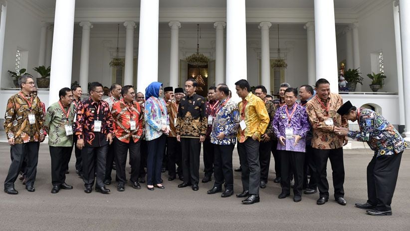 Tampung Aspirasi, Presiden Jokowi Silaturahmi dengan Wali Kota se-Indonesia - Bagian 4