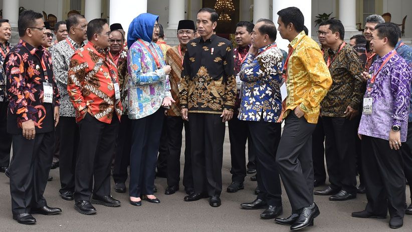 Tampung Aspirasi, Presiden Jokowi Silaturahmi dengan Wali Kota se-Indonesia - Bagian 3