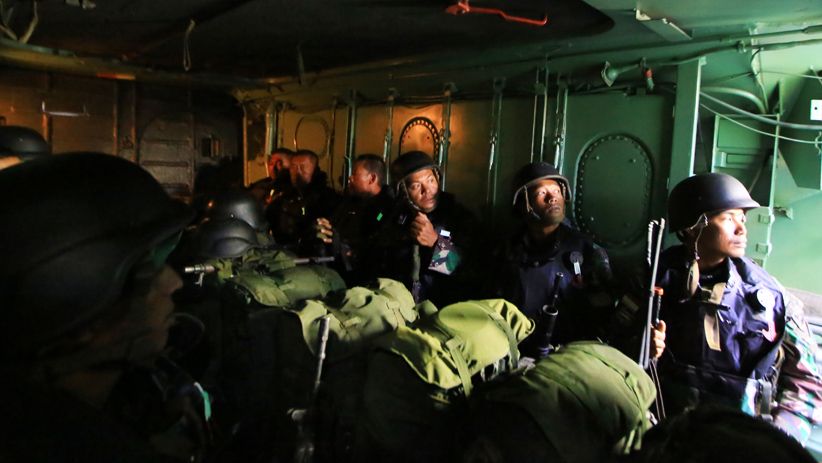 Marinir TNI AL Kembali ke KRI Makassar-590 Usai Latihan bersama Rimpac 2018 - Bagian 3