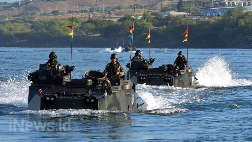 Prajurit Korps Marinir Indonesia Latihan Debarkasi dan Embarkasi di Hawaii - Bagian 1