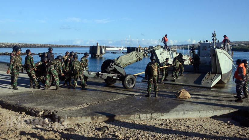 Prajurit Korps Marinir Indonesia Latihan Debarkasi dan Embarkasi di Hawaii - Bagian 2