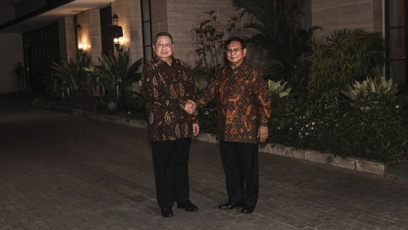 Foto-Foto Pertemuan 6 Mata SBY, Prabowo dan AHY di Mega Kuningan - Bagian 2