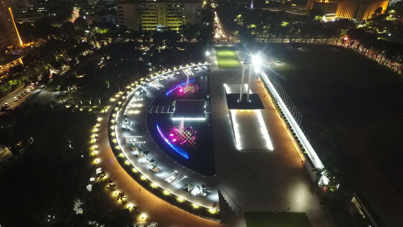 Warna-Warni Taman Lapangan Banteng yang Akan Diresmikan Gubernur Anies - Bagian 2