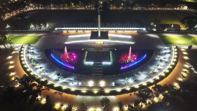 Warna-Warni Taman Lapangan Banteng yang Akan Diresmikan Gubernur Anies - Bagian 1