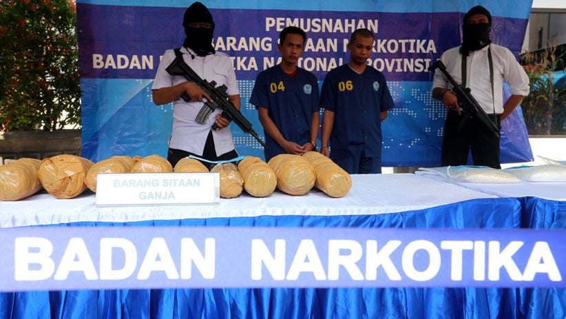 BNNP Jawa Timur Musnahkan Barang Bukti Narkotika Jaringan Malaysia - Bagian 3