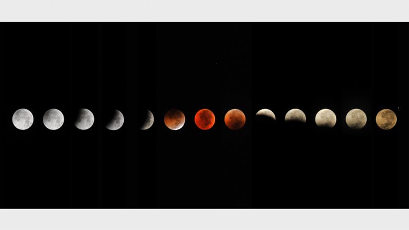 Foto-Foto Gerhana Bulan Total Terlama Abad Ini - Bagian 2