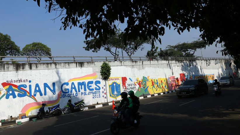 Warna-Warni Mural Asian Games 2018 di Jalan Ibu Kota - Bagian 3