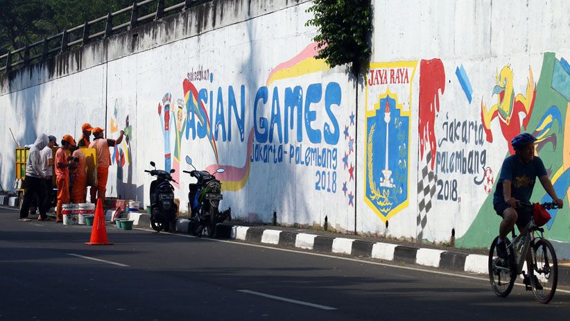 Warna-Warni Mural Asian Games 2018 di Jalan Ibu Kota - Bagian 2