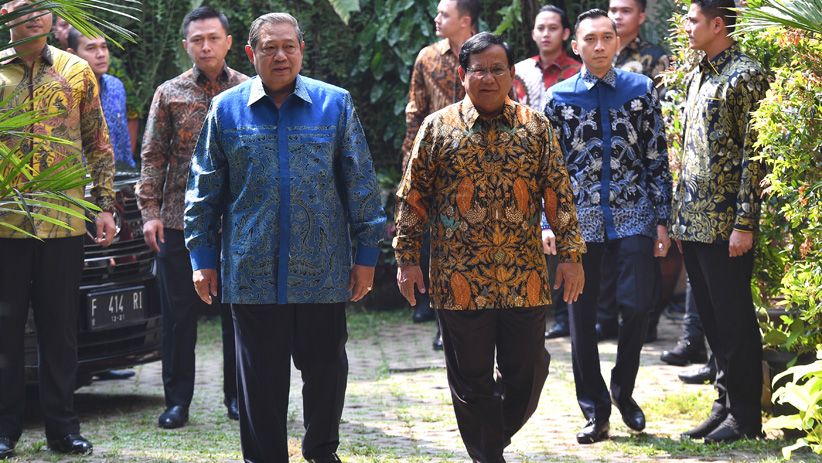 Foto Pertemuan 4 Mata SBY dan Prabowo Bahas Koalisi Pilpres 2019 - Bagian 4