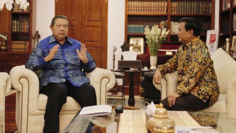 Foto Pertemuan 4 Mata SBY dan Prabowo Bahas Koalisi Pilpres 2019 - Bagian 2