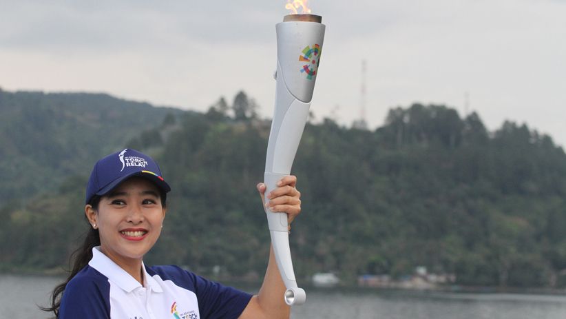 Pawai Obor Asian Games 2018 Menjelajah Danau Toba - Bagian 1