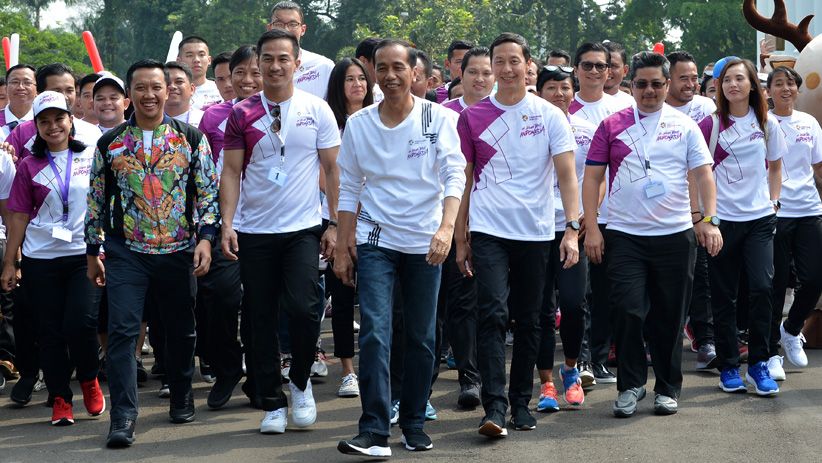 Jokowi Ajak Artis, Atlet hingga Netizen Promosikan Asian Games 2018 - Bagian 1
