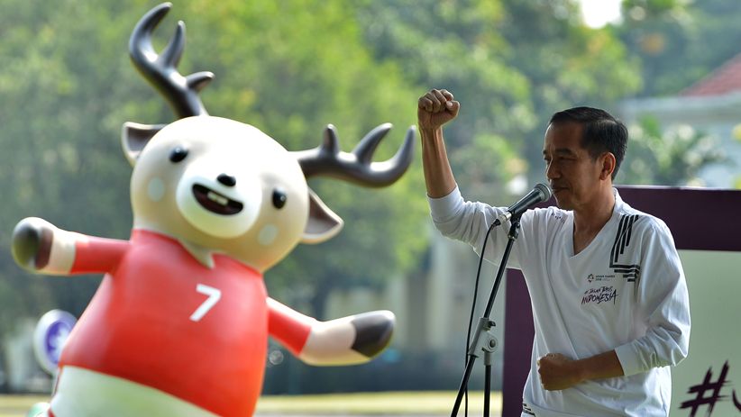 Jokowi Ajak Artis, Atlet hingga Netizen Promosikan Asian Games 2018 - Bagian 4