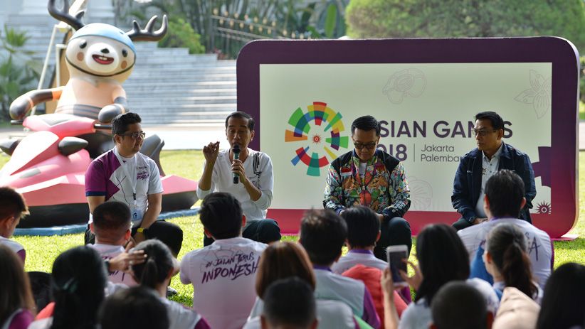 Jokowi Ajak Artis, Atlet hingga Netizen Promosikan Asian Games 2018 - Bagian 5