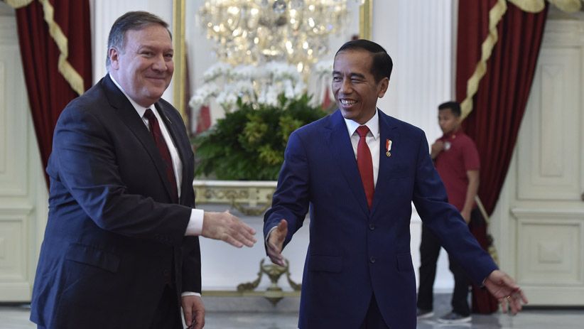  Presiden Jokowi Terima Kunjungan Menlu AS Mike Pompeo - Bagian 4