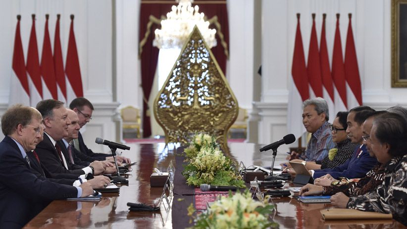  Presiden Jokowi Terima Kunjungan Menlu AS Mike Pompeo - Bagian 3