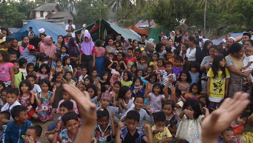 Ribuan Jiwa Mengungsi, Begini Kondisi Anak Korban Gempa - Bagian 1