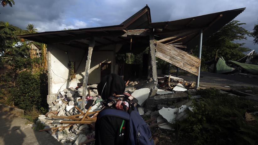 Akibat Gempa 7 SR, Desa di Lombok Utara Ini Hanya Tinggal Puing - Bagian 3