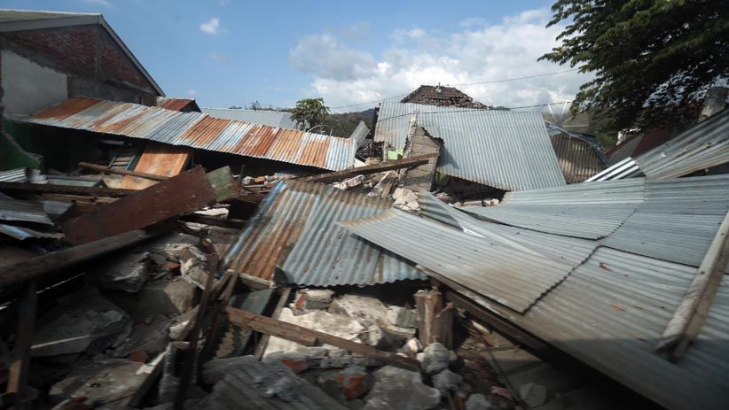 Akibat Gempa 7 SR, Desa di Lombok Utara Ini Hanya Tinggal Puing - Bagian 4