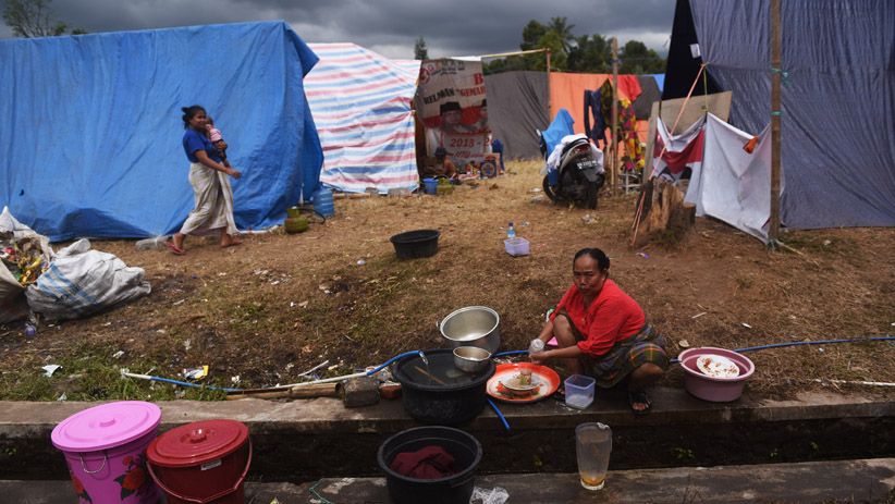 Pengungsi Gempa Lombok Butuh Fasilitas MCK - Bagian 1