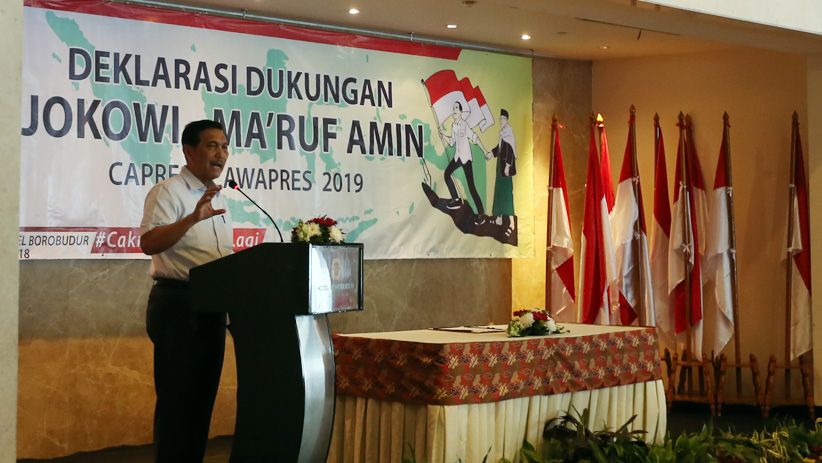 Luhut dan Purnawirawan TNI Deklarasi Dukung Jokowi-Ma'ruf Amin  - Bagian 7