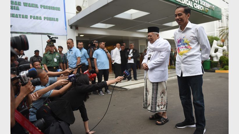 Jokowi dan Ma'ruf Amin Tes Kesehatan di RSPAD - Bagian 5