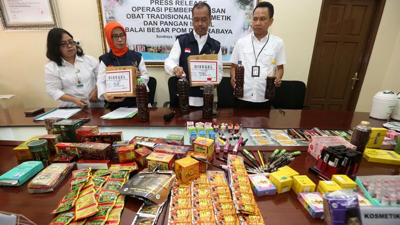 BPOM Surabaya Amankan Kosmetik dan Obat-obatan Ilegal Senilai Rp3,1 M - Bagian 2