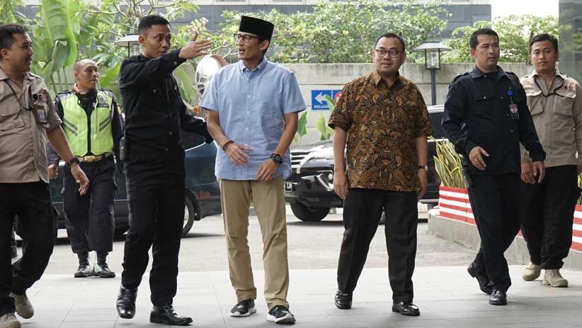 Lapor Harta Kekayaan ke KPK, Sandiaga Uno Didampingi Sudirman Said  - Bagian 3