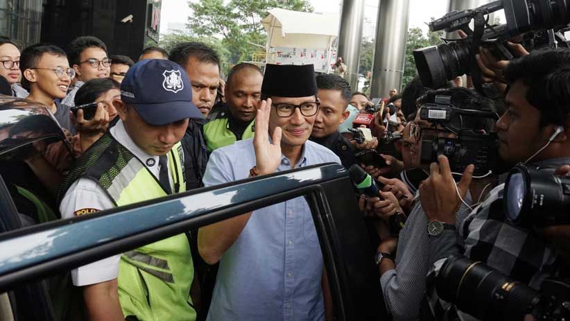 Lapor Harta Kekayaan ke KPK, Sandiaga Uno Didampingi Sudirman Said  - Bagian 4