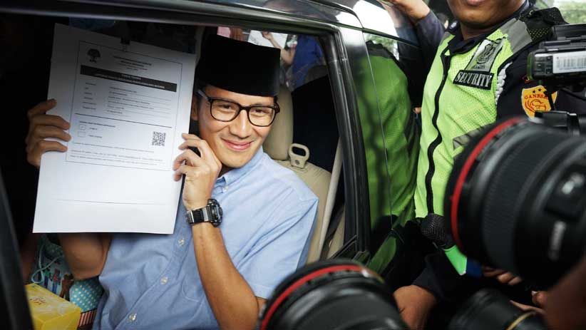 Lapor Harta Kekayaan ke KPK, Sandiaga Uno Didampingi Sudirman Said  - Bagian 2