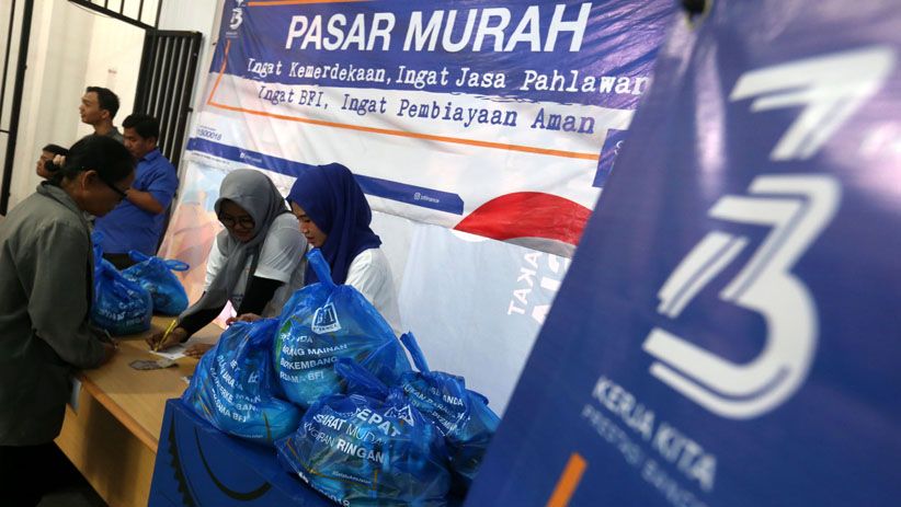 Sambut HUT RI ke-73, BFI Gelar Pasar Sembako Murah di 6 Kota - Bagian 3