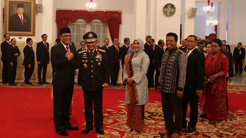 Dilantik Presiden Jokowi, Komjen Syafruddin Resmi Jadi Menpan RB - Bagian 2