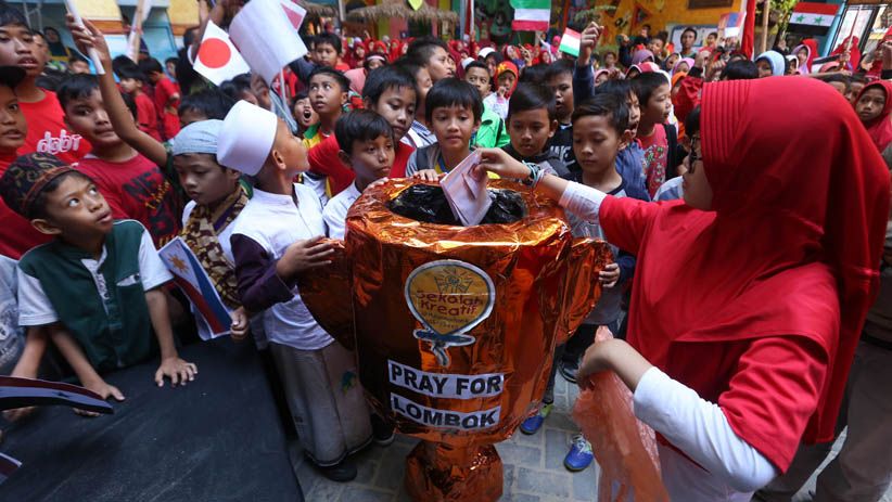 Aksi Teatrikal Pelajar SD Kreatif Surabaya Sambut Hari Kemerdekaan RI - Bagian 3