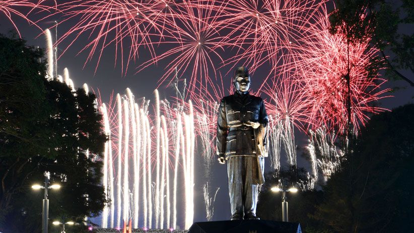 Pesta Kembang Api Meriahkan Pembukaan Asian Games 2018 - Bagian 5