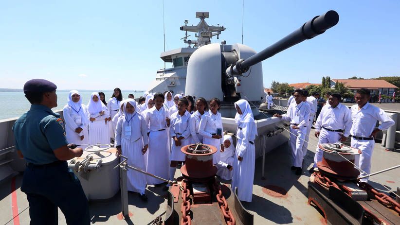 Perkuat Nasionalisme, Mahasiswa Baru Unitomo Kunjungi Koarmada - Bagian 4