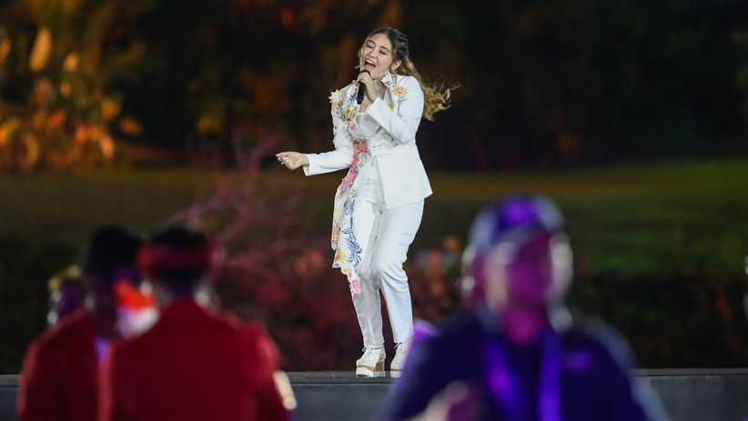 Meraih Bintang Via Vallen Meriahkan Pembukaan Asian Games 2018 - Bagian 1