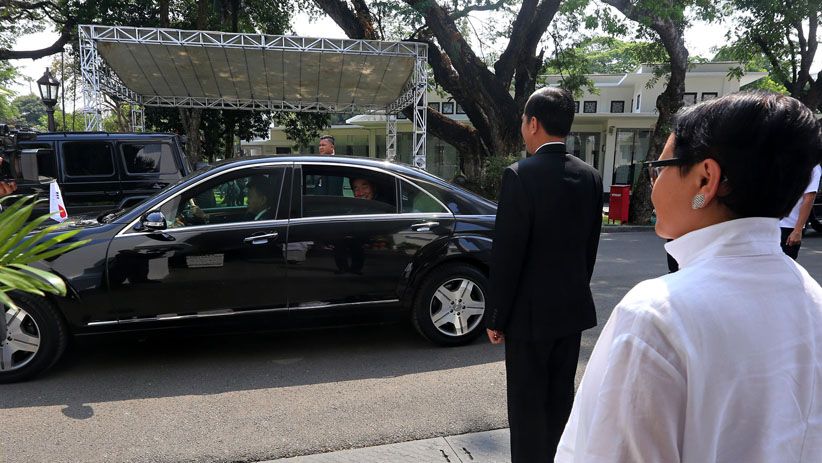 Presiden Jokowi Terima Kunjungan PM Korea Selatan di Istana Merdeka - Bagian 5