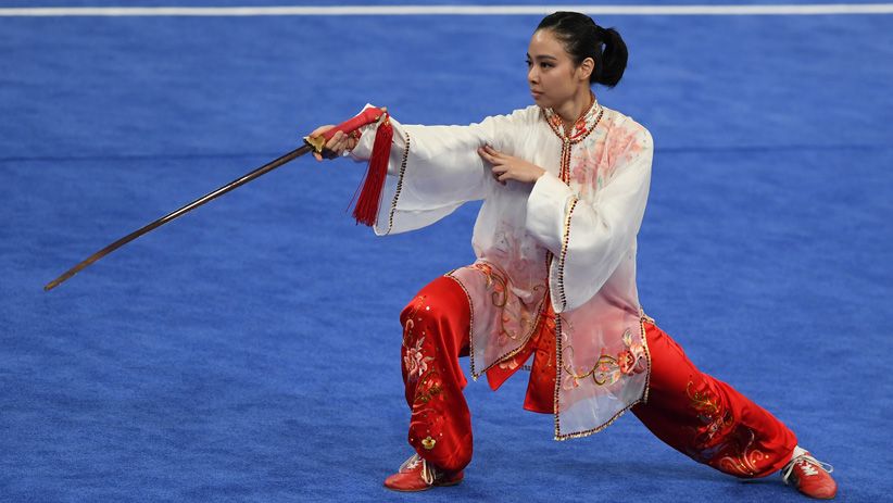 Momen Jokowi Beri Jempol ke Atlet Wushu Lindswell - Bagian 2