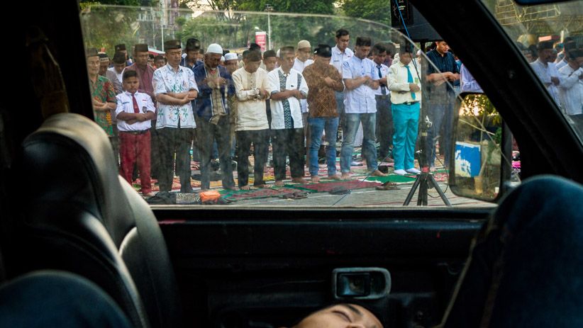 Ribuan Umat Muslim Semarang Melaksanakan Ibadah Salat Idul Adha - Bagian 2