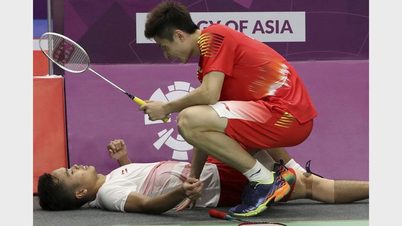Momen Perjuangan Anthony Sinisuka Ginting hingga Ditandu Tim Medis - Bagian 2
