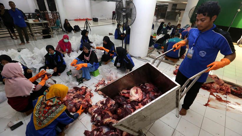 Cegah Penyakit Berbahaya, Tim Kedokteran Surabaya Periksa Daging Hewan Kurban  - Bagian 4