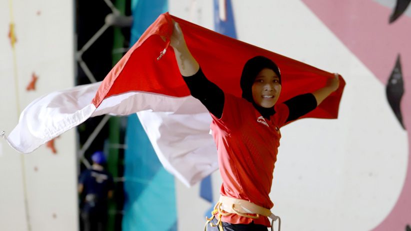 Aksi Spiderwoman Aries Susanti Rahayu Tambah Medali Emas Indonesia - Bagian 5