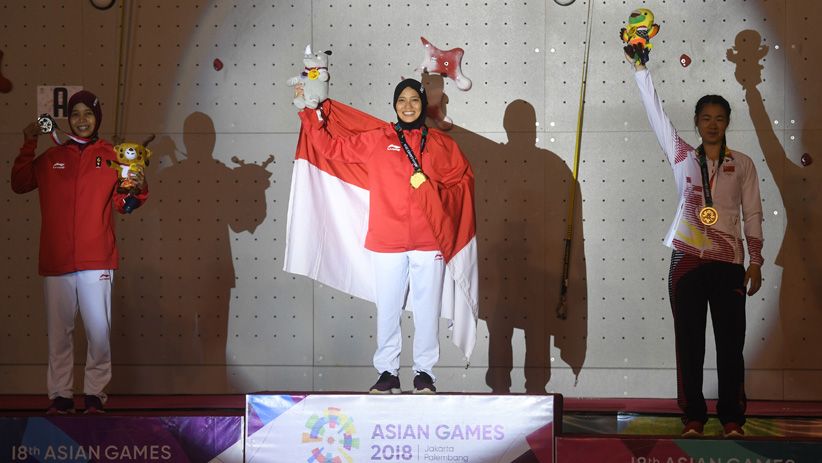 Aksi Spiderwoman Aries Susanti Rahayu Tambah Medali Emas Indonesia - Bagian 4