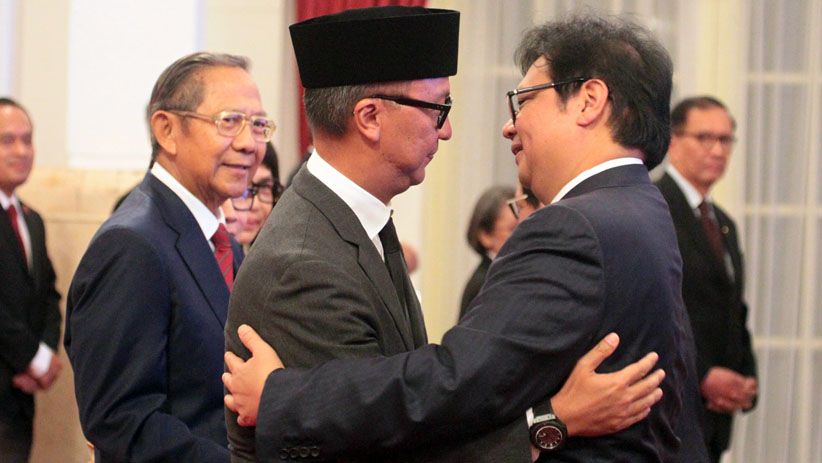 Presiden Jokowi Lantik Agus Gumiwang Jadi Mensos Gantikan Idrus Marham - Bagian 3